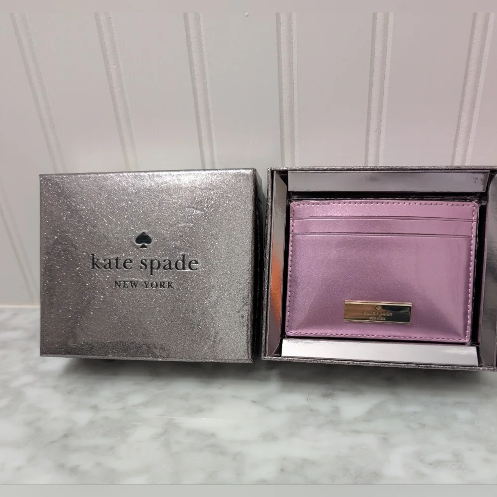 Kate Spade Iridescent Pink Card Case - #2